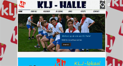 Desktop Screenshot of klj-halle.be
